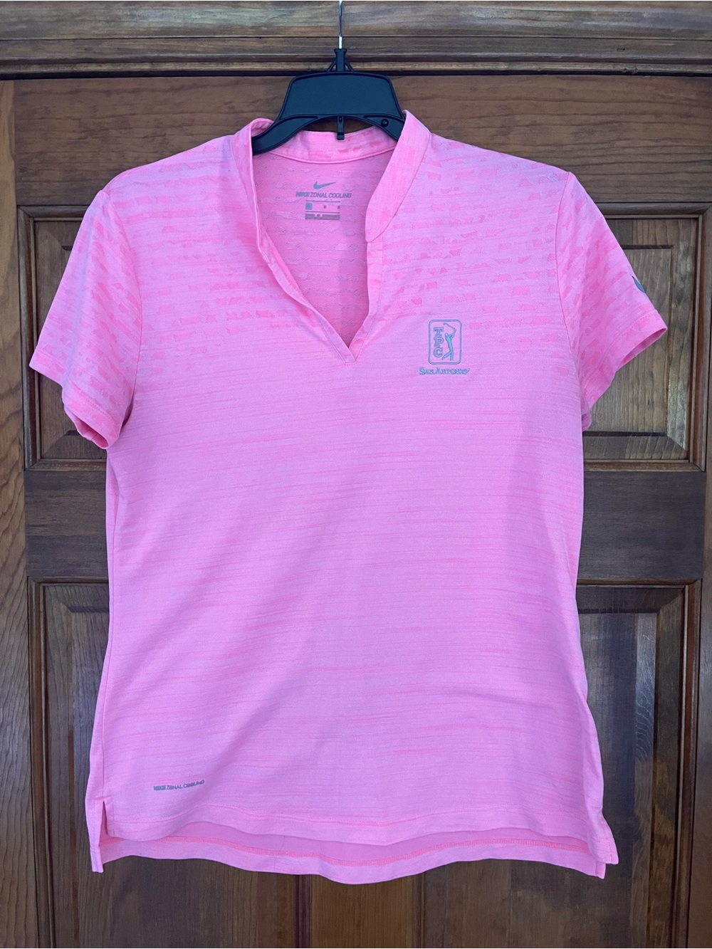 Nike Women's Pink Short Sleeve Golf Polo Shirt